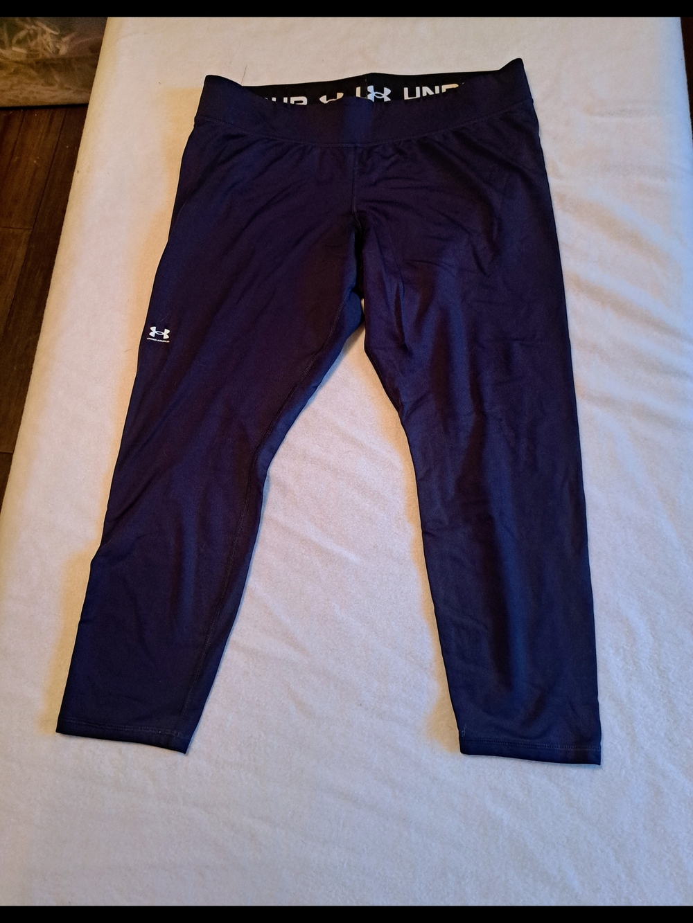 Under Armour Women's Capri Leggings Navy Blue Sixe XXL